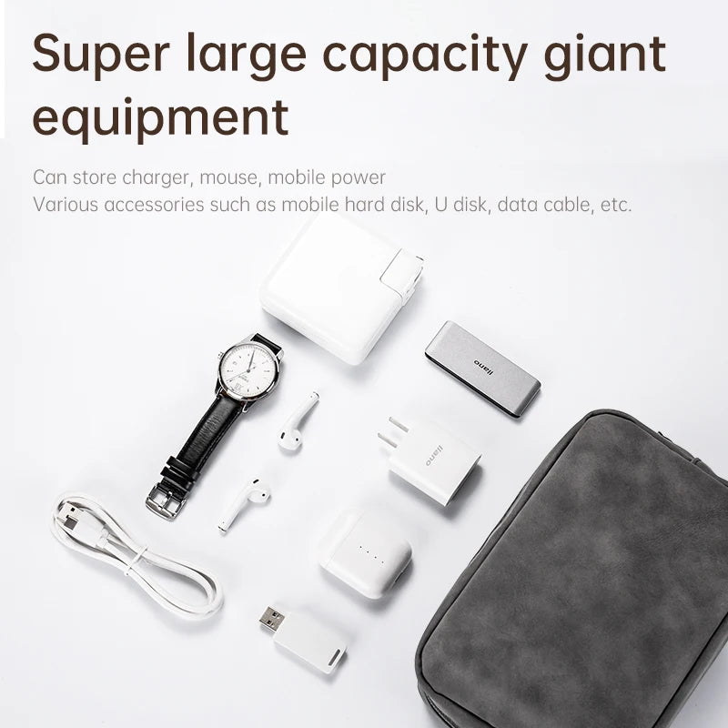 Llano Waterproof PU Leather Multi-function Organizer Bag Makeup Storage