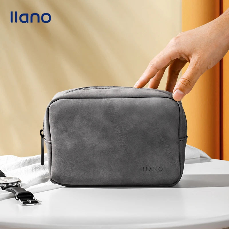 Llano Waterproof PU Leather Multi-function Organizer Bag Makeup Storage