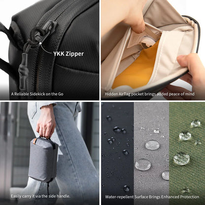 PGYTECH Tech Pouch Organizer Bag Waterproof Small Electronics Tech Organizer Pouch For Cables, Phone Batteries